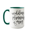 Mariage Planning Mug Script Police Diamond Ring