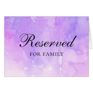 Mariage pourpre aquarelle. Panneau réservé Lilac
