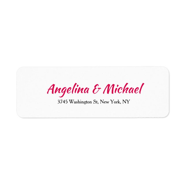 Mariage Professional Creative Script Blanc Moderne (Devant)