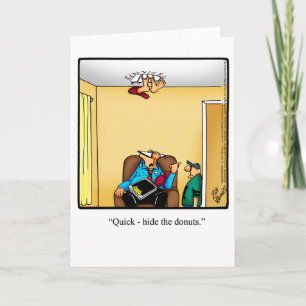 Mariage Régime alimentaire Humour Carte de voeux "