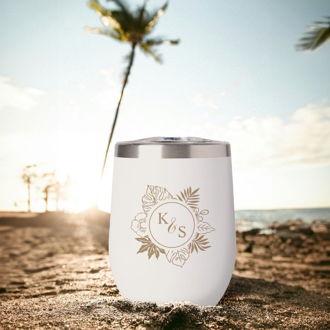 Mariage romantique de verdure tropicale (Créateur téléchargé)