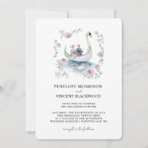 Mariage romantique par Lake Invitation