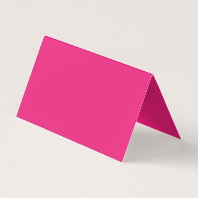 Mariage rose chaud | Invitation de couleur vive en (Dos)