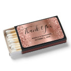 Mariage Rose d'or Glitter  Merci