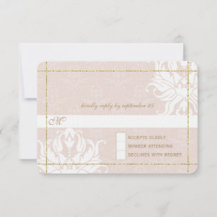 Mariage Rose d'or sous les étoiles RSVP