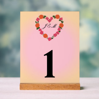 mariage rose et orange