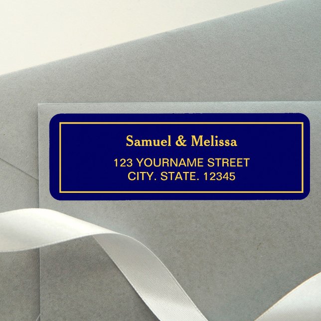 Mariage Royal Blue et Gold (Créateur téléchargé)