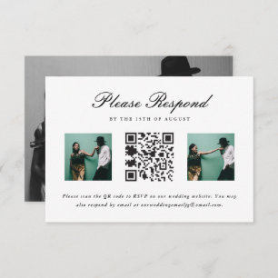 Mariage RSVP avec QR Code et Mariage photo