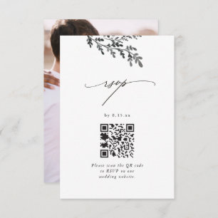 Mariage RSVP avec QR Code et photo
