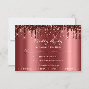 Mariage RSVP Gold Drips Fête des mariées Bourgogne