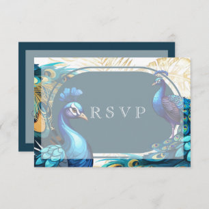 Mariage Rsvp Premium Peacocks