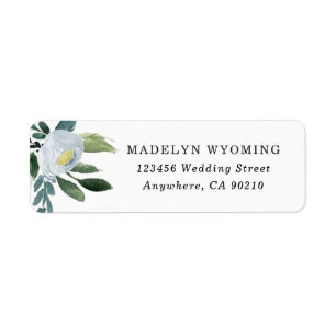 Mariage rustique d'aquarelle florale bleue