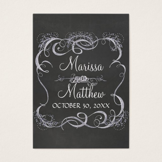 Mariage rustique de la feuille typographique (Devant)