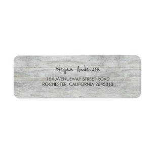 mariage rustique en bois blanc affligé