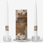 Mariage rustique en bois de grange et dentelle