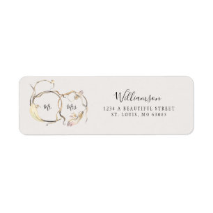 Mariage rustique M. et Mme.