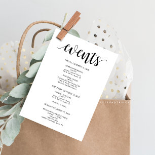 Mariage rustique moderne accueil et carte d'Itinér