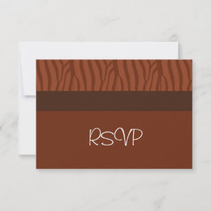 Mariage rustique orange RSVP