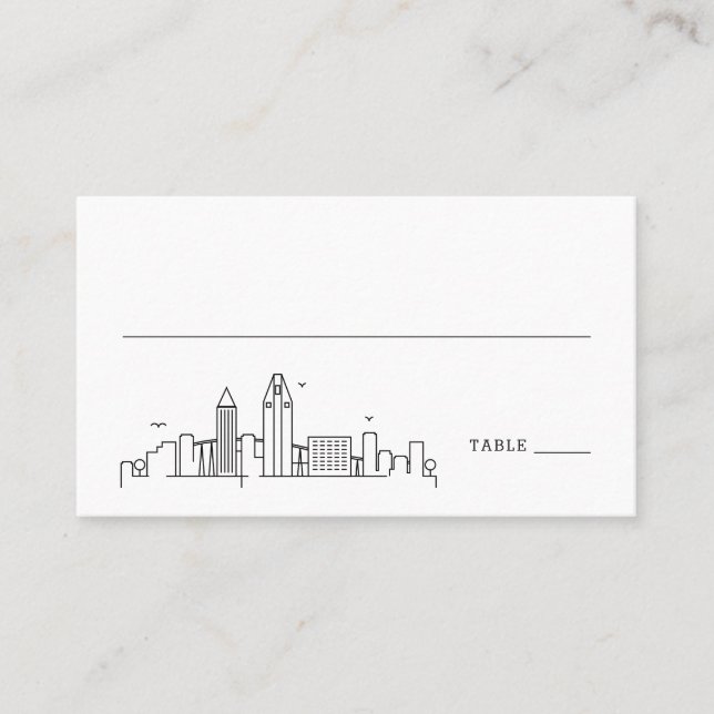Mariage San Diego | Placer les cartes avant et arr (Devant)