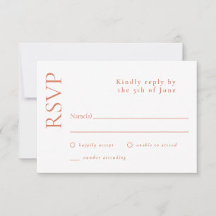Mariage simple minimal blanc agrumes Grove RSVP