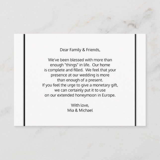 Mariage Souhaite de bonnes cartes personnalisées m (Devant)