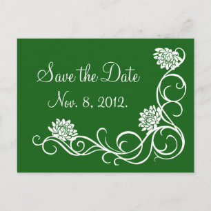 Mariage Succulents Enregistrer la date Carte posta