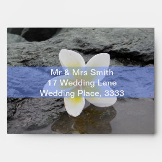 Mariage sur la Plage Frangipani Fever Enveloppe