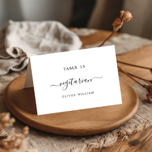 Mariage Table Place Cartes Nom du client et choix 
