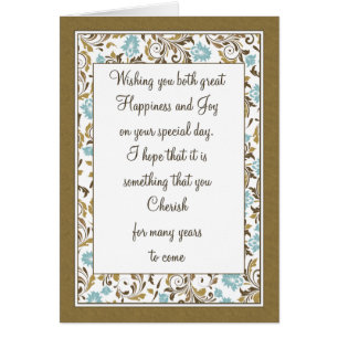 Mariage Tan & Marbre Bleu