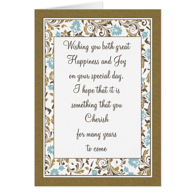 Mariage Tan & Marbre Bleu (Devant)