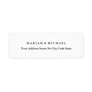 Mariage Trend Minimaliste Nom Professionnel Adress