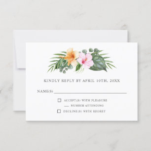 Mariage tropical au Paradis Floral RSVP