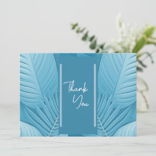 Mariage Turquoise tropical 4 Photos Carte de remer