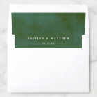 Mariage vert aquarelle