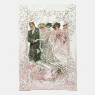 Mariage victorien - Serviette de cuisine