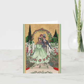mariage vintage, carte de mariage anniversaire