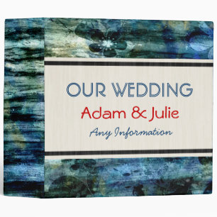 Mariage vintage. Classeur d'art en bois 12