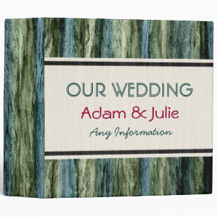 Mariage vintage. Classeur d'art en bois 5