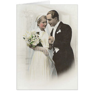 Mariage vintage dans le blanc