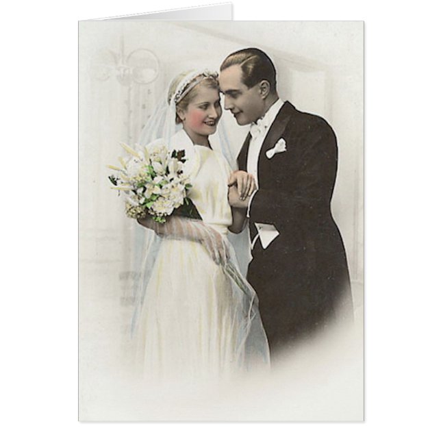 Mariage vintage en blanc (Devant)