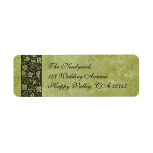 Mariage vintage, Feuilles de vigne de raisin victo