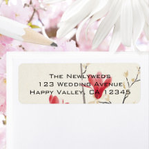 Mariage vintage, Magnolia japonais rose