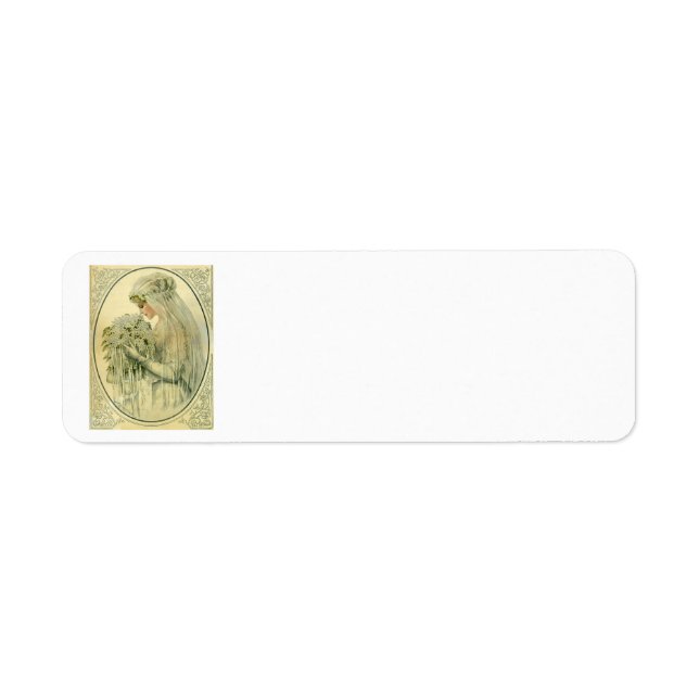 Mariage vintage, Portrait de mariée victorienne (Devant)