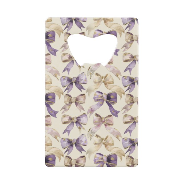 Mariage Violet Or Bows Shower (Devant)