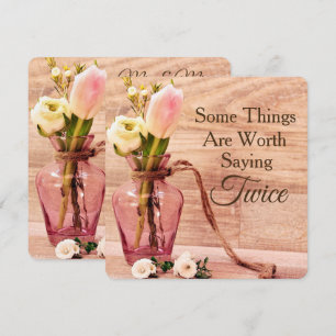 mariage Vow Renouvellement Invitation