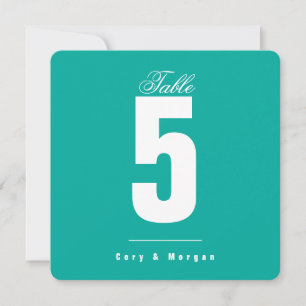 Mariage Waters Edge   Solide  Numéro de table