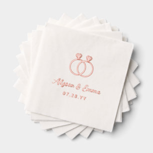 Mariages de diamants interconnectés Cercles Mariag