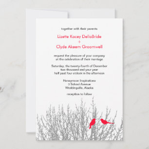 Mariages hivernaux ruddy do-it-yourself invitation