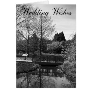 Mariages Wis beau pont noir et blanc lac