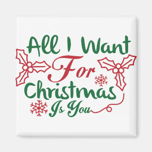 Mariah Carey All I Want for Christmas is You Magnet